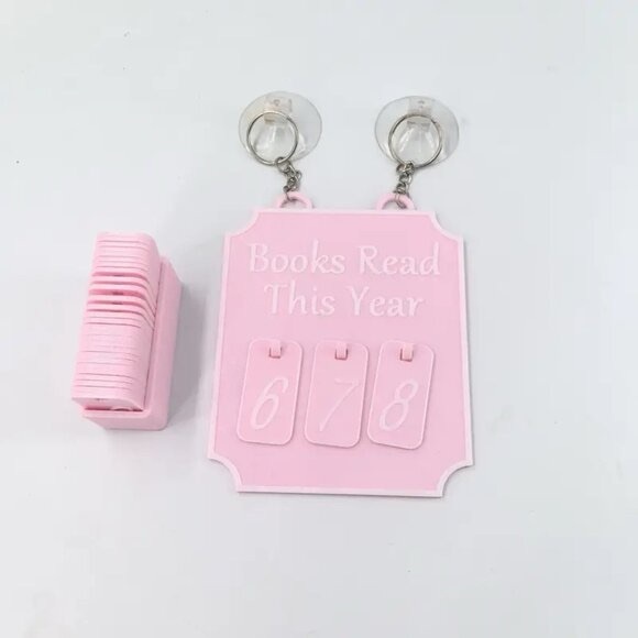 Pink Book Tracker Sign - Picture 3 of 6